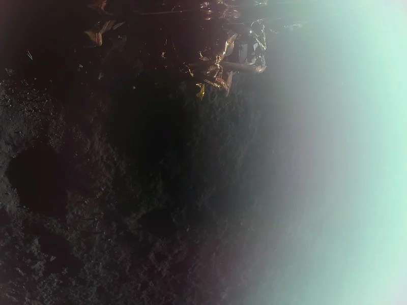 Primeira imagem capturada pelo módulo de pouso Blue Ghost da Firefly, logo após um pouso bem-sucedido na Lua. A imagem mostra a superfície lunar com detalhes impressionantes, incluindo uma visão superior dos propulsores RCS (Sistema de Controle de Atitude) do módulo de pouso, localizados ao centro. À direita, é possível ver o reflexo do Sol na superfície lunar, iluminando a cena e destacando a vastidão do ambiente. Esse registro marca um marco significativo na missão, simbolizando o avanço da exploração lunar e o potencial para futuras missões científicas