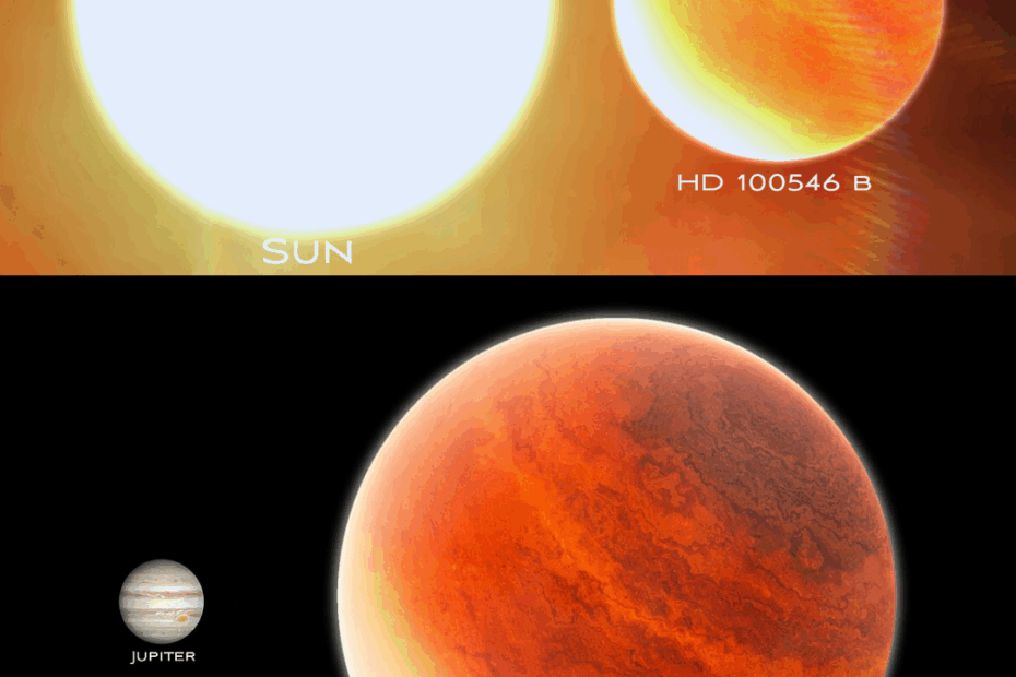 D 100546 b é um exoplaneta gigante gasoso que orbita uma estrela do tipo B. Sua massa não é bem definida; leva 249,2 anos para completar uma órbita em torno de sua estrela e está a 53,0 UA de distância dela. Sua descoberta foi anunciada em 2014.