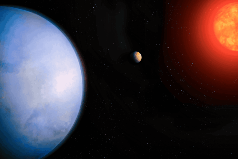 Uma equipe internacional de cientistas, incluindo pesquisadores da Penn State, apelidou o exoplaneta GJ 251 c de "super-Terra", pois os dados sugerem que ele tem uma composição rochosa semelhante à da Terra e é quase quatro vezes mais massivo. Crédito: Ilustração da Universidade da Califórnia em Irvine